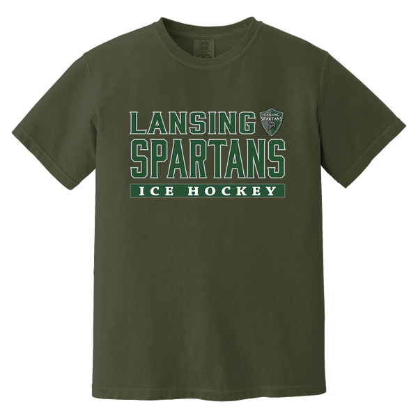 Lansing Spartans Heavyweight Ring Spun Tee