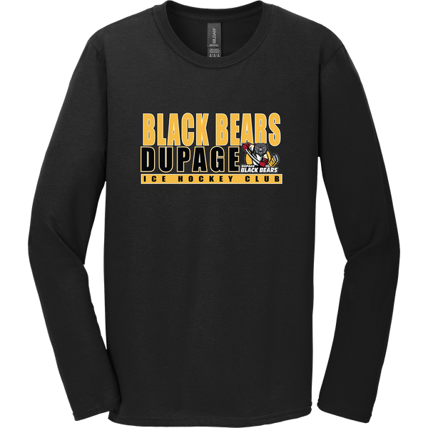 Dupage Black Bears Softstyle Long Sleeve T-Shirt