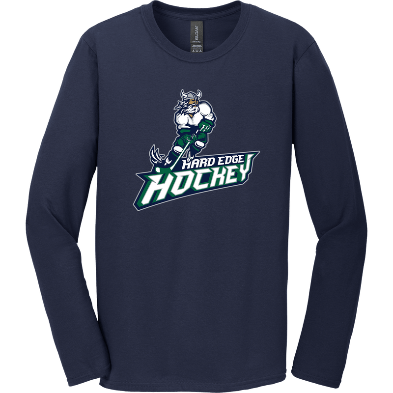 Hard Edge Hockey Softstyle Long Sleeve T-Shirt