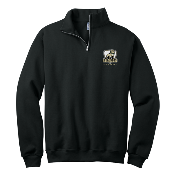 HVM Bulldogs NuBlend 1/4-Zip Cadet Collar Sweatshirt