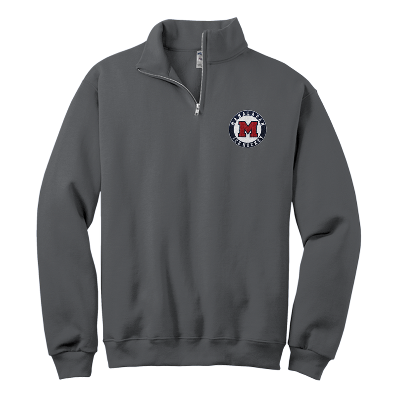 Manalapan Hockey NuBlend 1/4-Zip Cadet Collar Sweatshirt