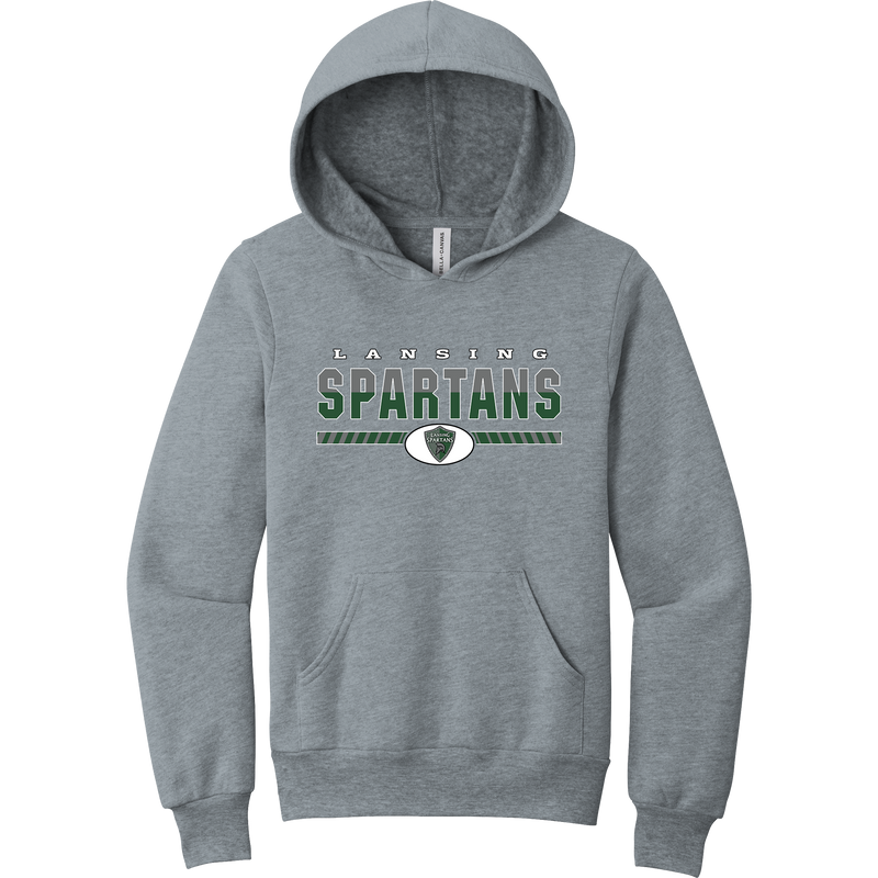 Lansing Spartans Youth Sponge Fleece Pullover Hoodie