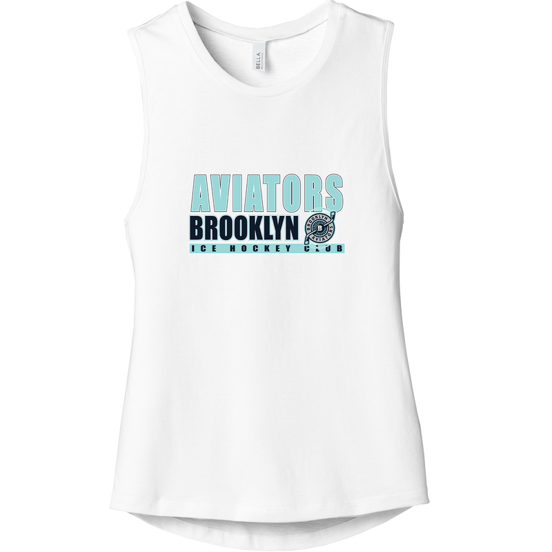 Brooklyn Aviators Womens Jersey Muscle Tank