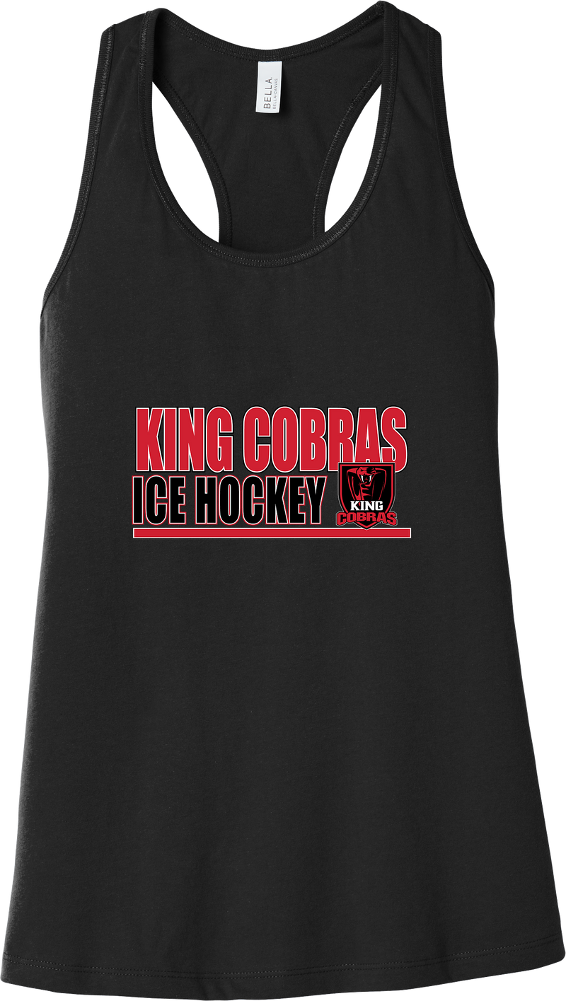 King Cobras Womens Jersey Racerback Tank