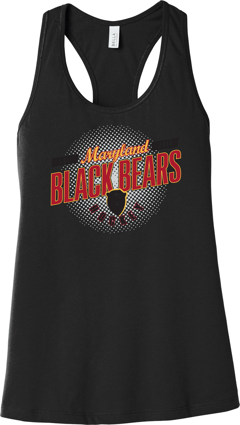 Maryland Black Bears Womens Jersey Racerback Tank