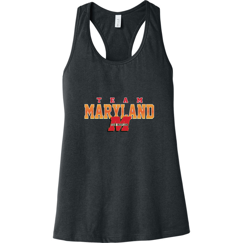 Team Maryland Womens Jersey Racerback Tank