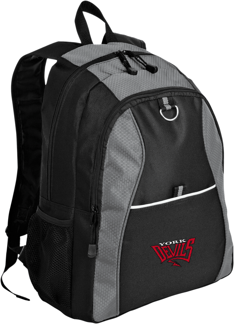 York Devils Contrast Honeycomb Backpack