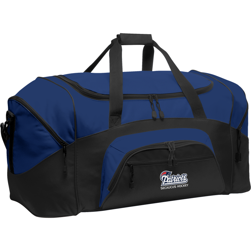 Secaucus Patriots Standard Colorblock Sport Duffel