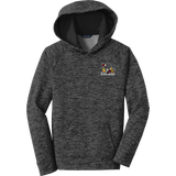 Dupage Black Bears Youth PosiCharge Electric Heather Fleece Hooded Pullover