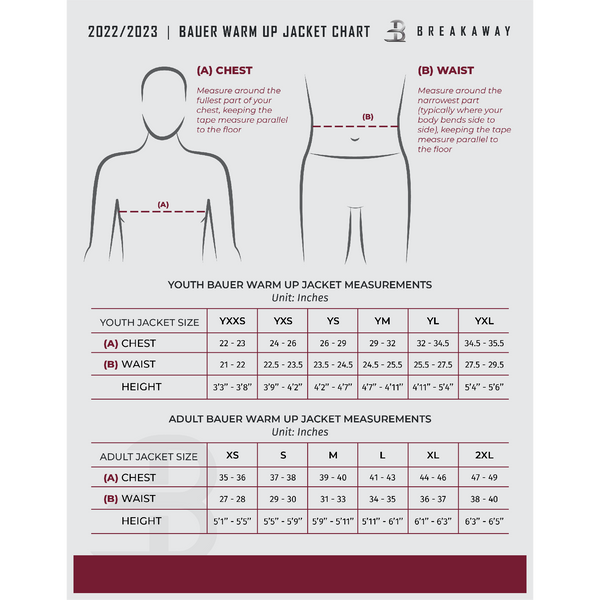 Adult Bauer S24 Lightweight Jacket (Seacoast Spartans)