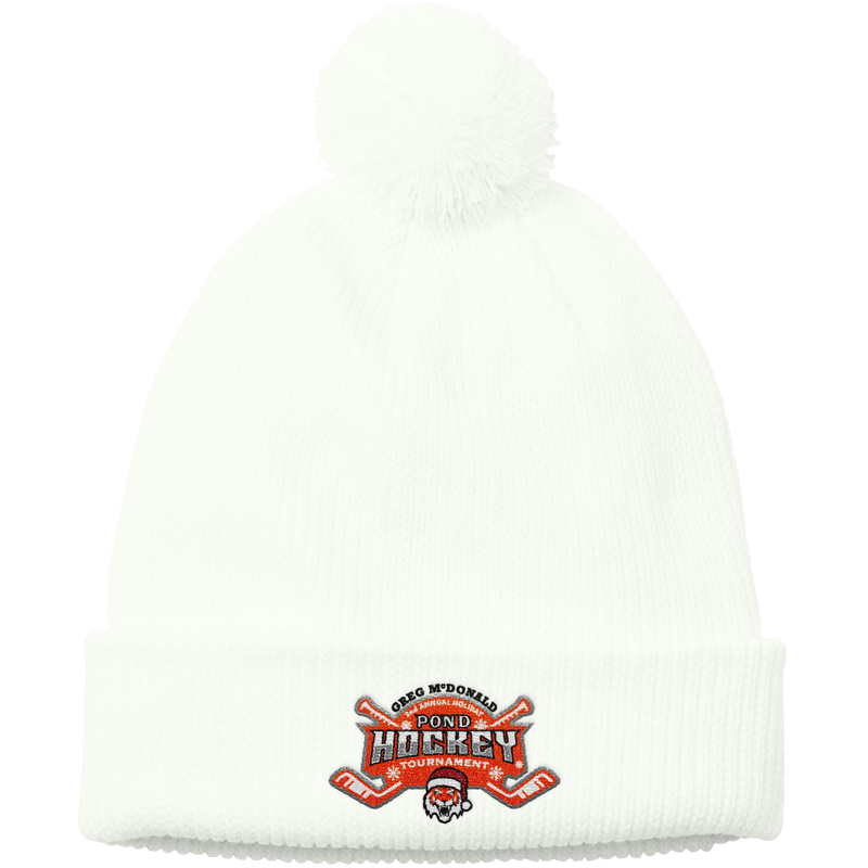 Greg McDonald Foundation Cozy Pom Beanie