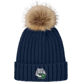 Woodbridge Wolfpack Faux Fur Pom Beanie