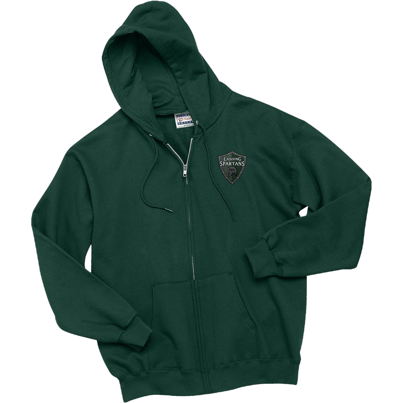 Lansing Spartans Ultimate Cotton - Full-Zip Hooded Sweatshirt