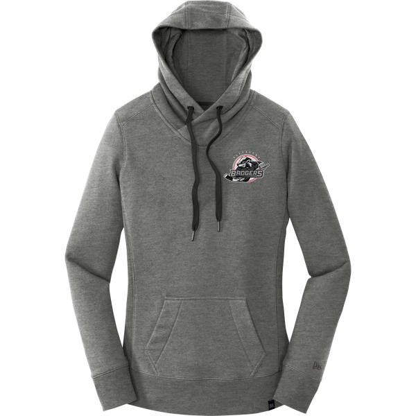 Allegheny Badgers New Era Ladies French Terry Pullover Hoodie