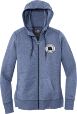 Aspen Aviators New Era Ladies French Terry Full-Zip Hoodie