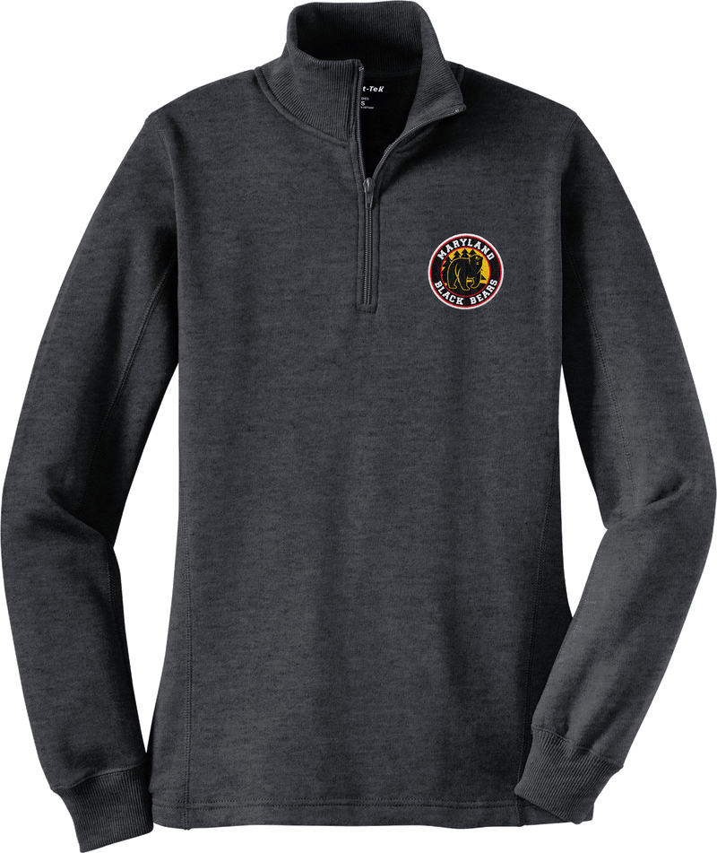 Maryland Black Bears Ladies 1/4-Zip Sweatshirt