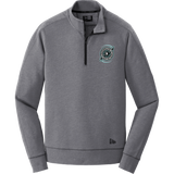 Brooklyn Aviators New Era Tri-Blend Fleece 1/4-Zip Pullover