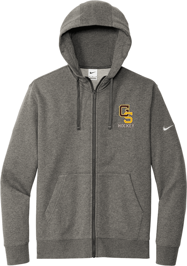 Greensburg Salem Nike Club Fleece Sleeve Swoosh Full-Zip Hoodie