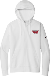 York Devils Nike Club Fleece Sleeve Swoosh Full-Zip Hoodie