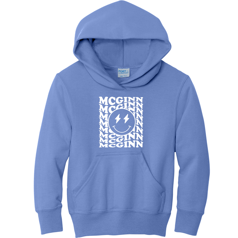 McGinn Youth "Smiley" Fleece Pullover Hooded Sweatshirt