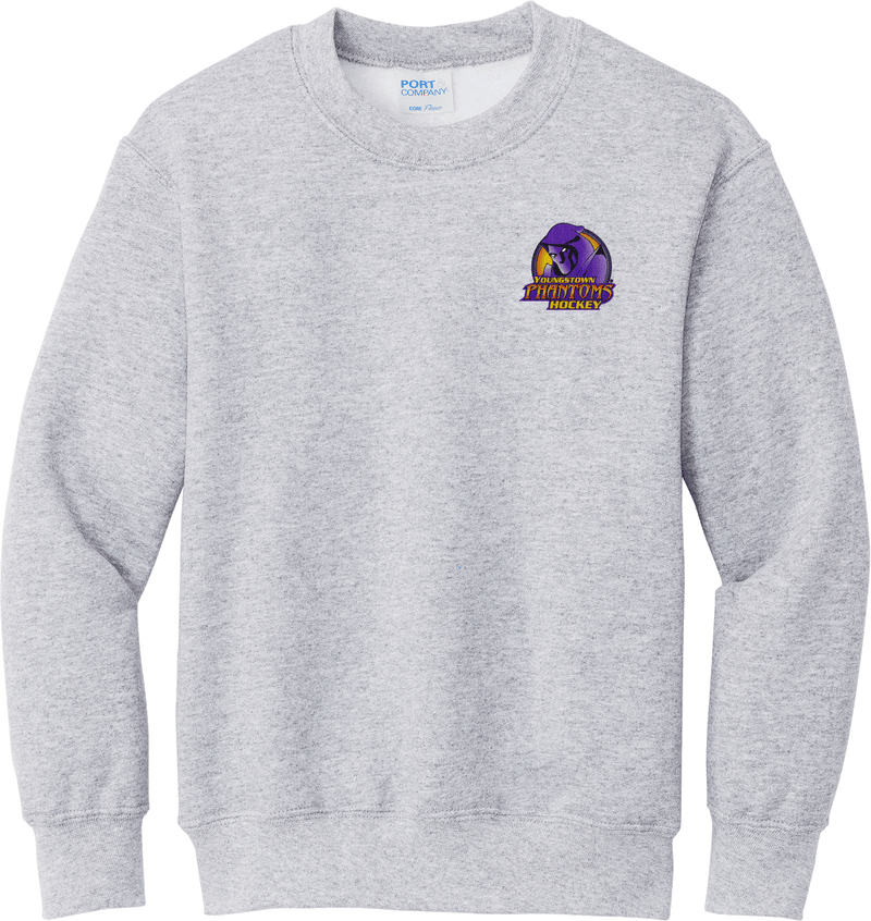 Youngstown Phantoms Youth Core Fleece Crewneck Sweatshirt