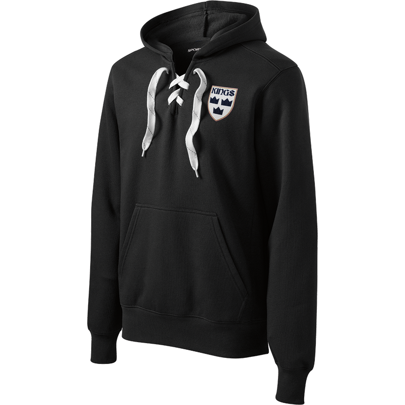 Lady Kings Lace Up Pullover Hooded Sweatshirt