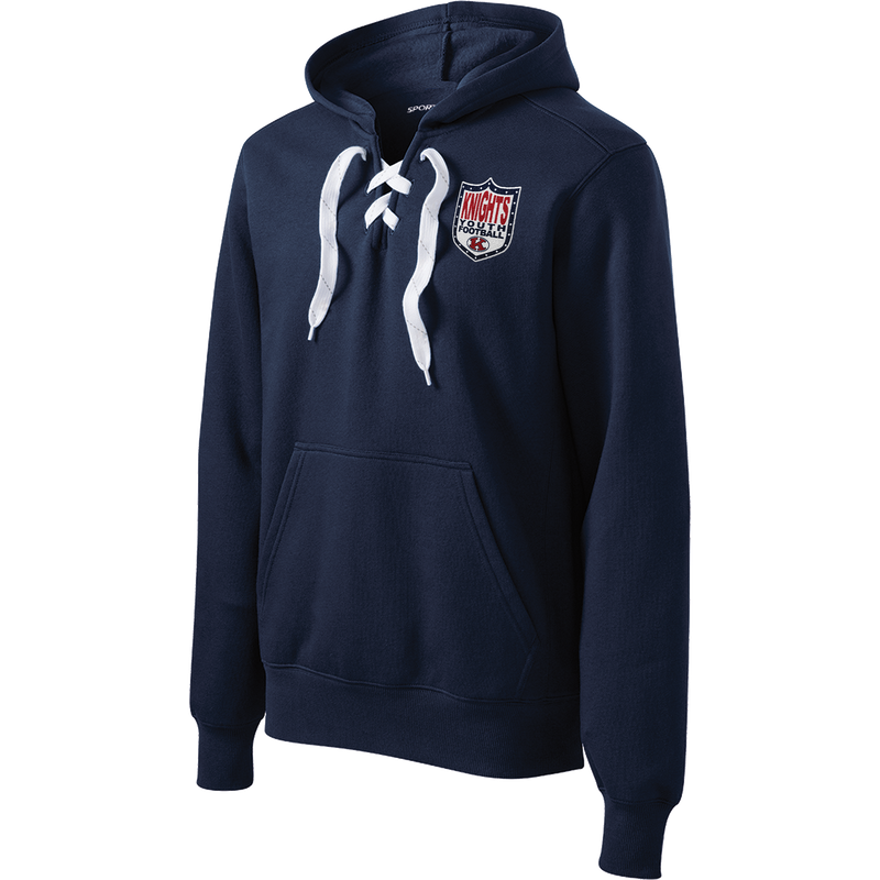 Knights Youth Football Lace Up Pullover Hooded Sweatshirt