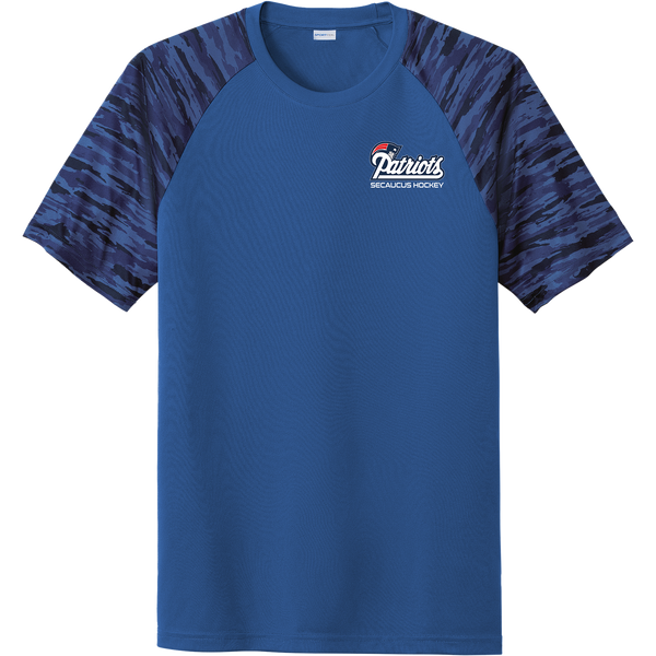 Secaucus Patriots Drift Camo Colorblock Tee