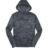 Hard Edge Hockey Youth Sport-Wick CamoHex Fleece Hooded Pullover