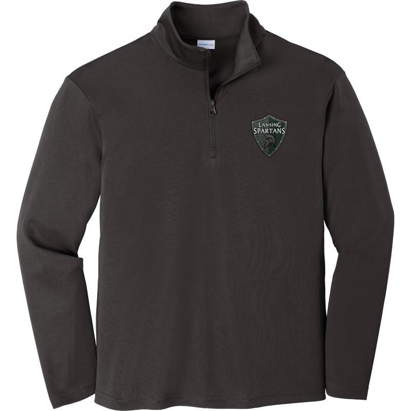 Lansing Spartans Youth PosiCharge Competitor 1/4-Zip Pullover